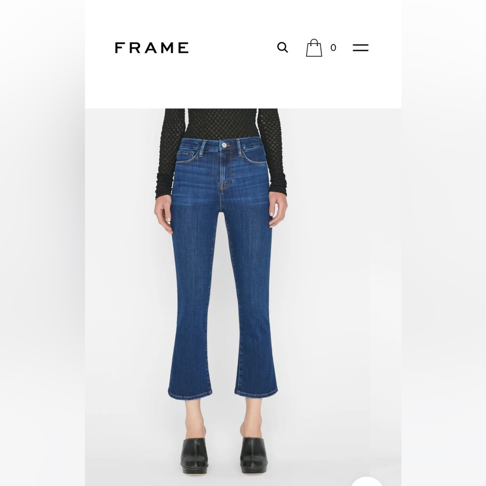 FRAME le crop mini boot
